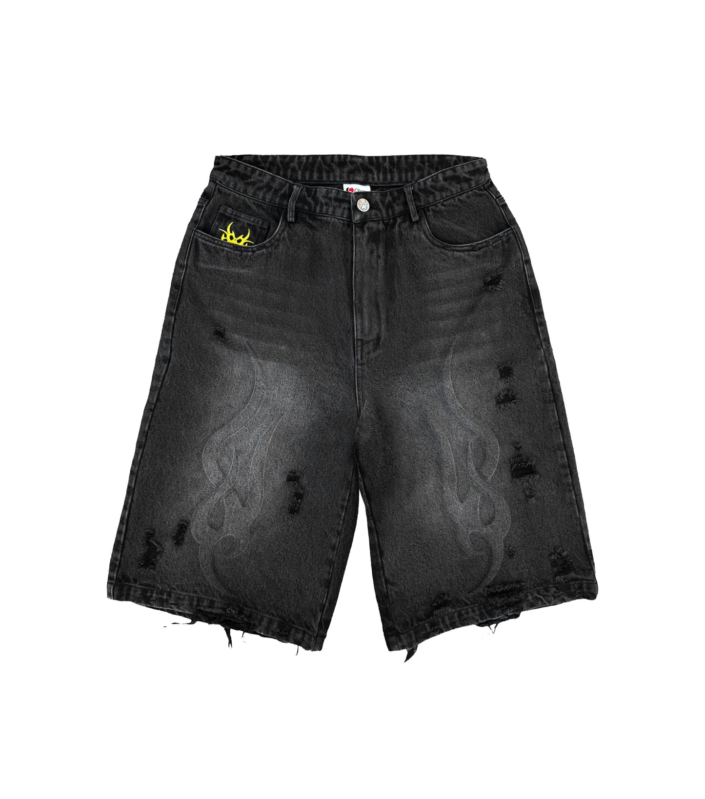 3D Black Shorts