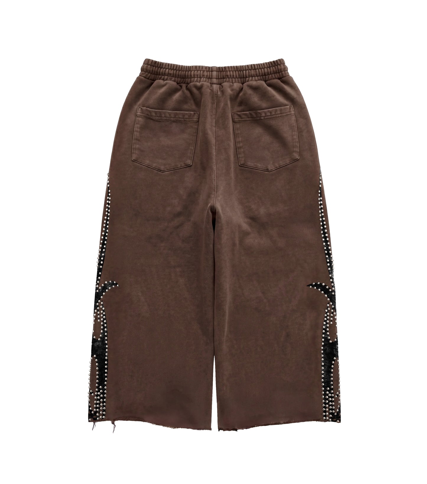 Silver Studded Roach 3/4 Shorts