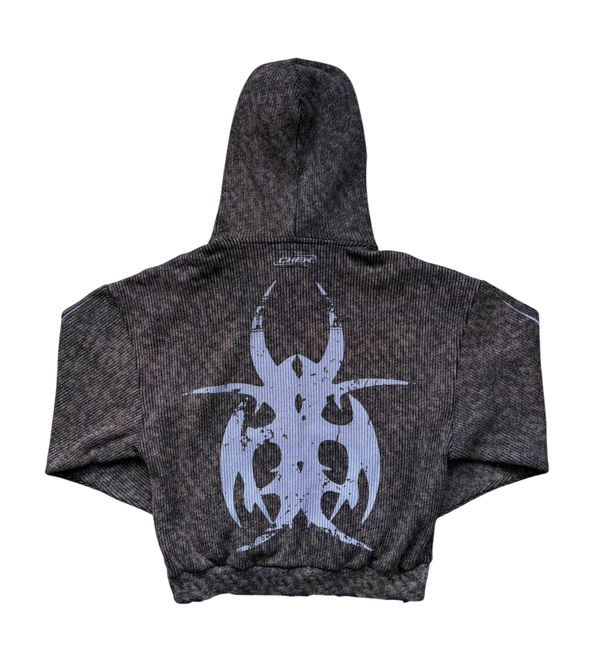 Roach Blue Zip-Up Sweater