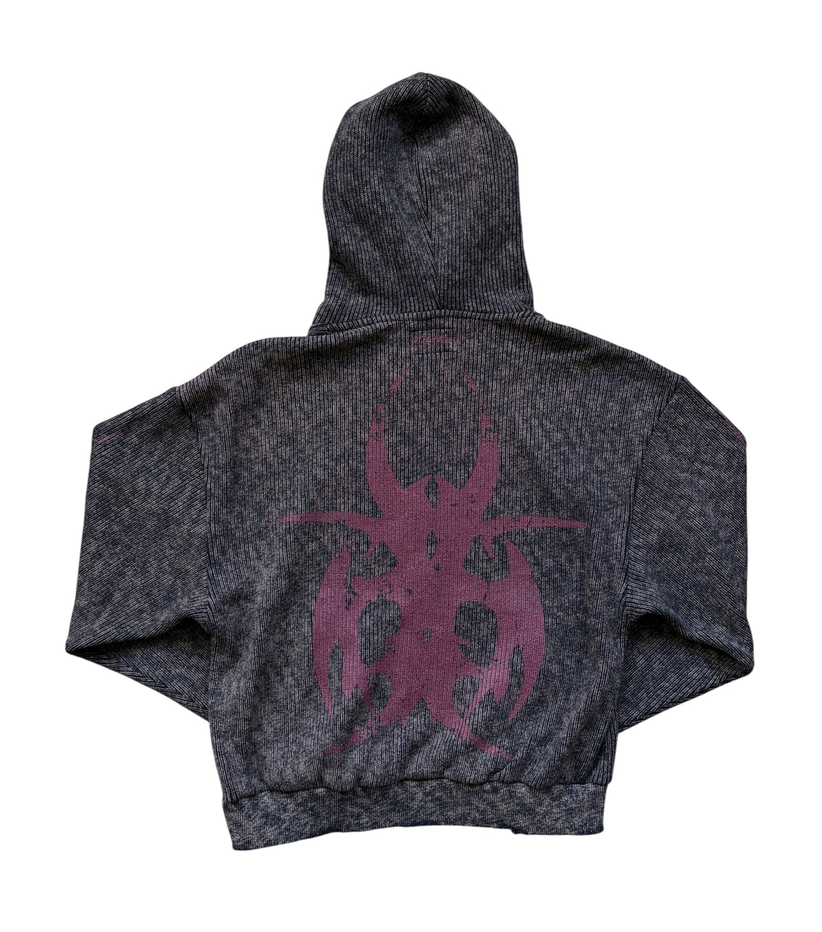 Roach Red Zip-Up Sweater