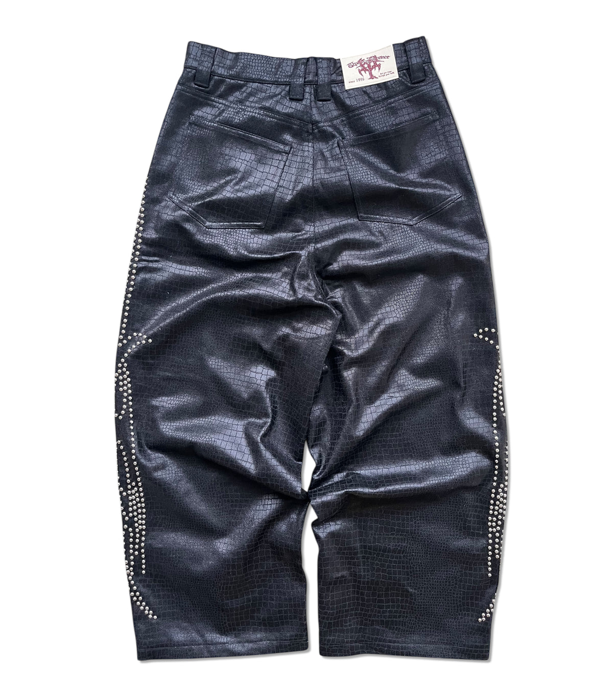 Studded Reptilian Pants