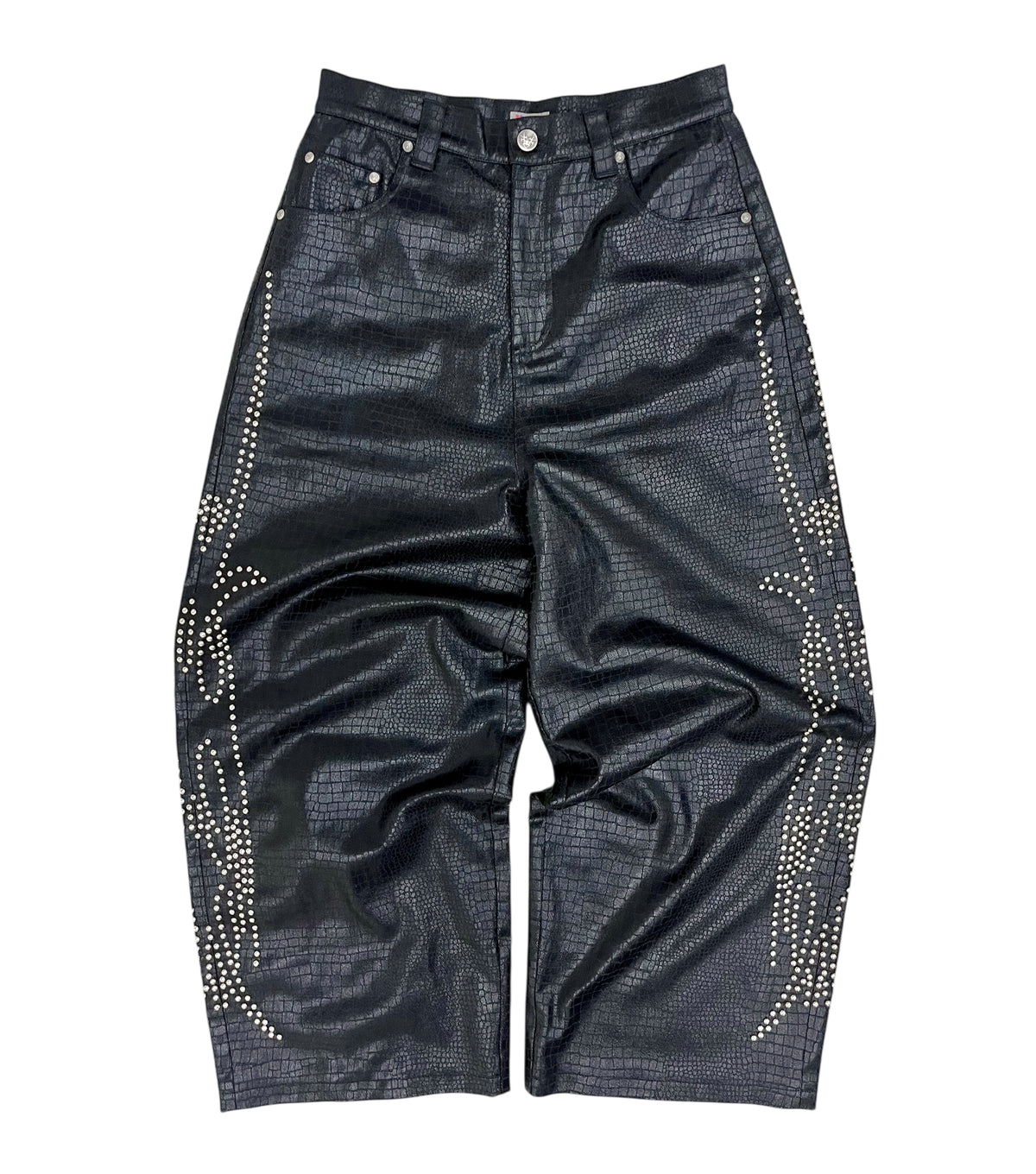 Studded Reptilian Pants