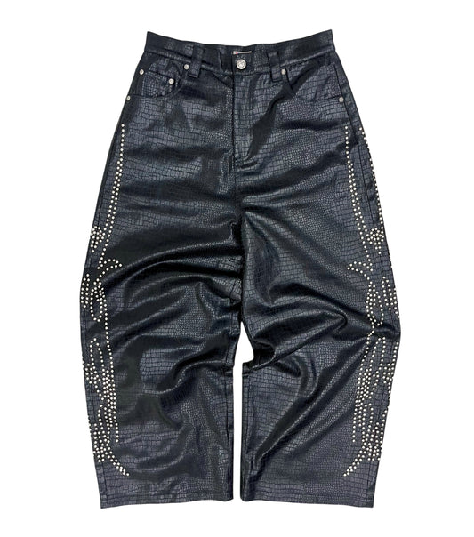 Studded Reptilian Pants