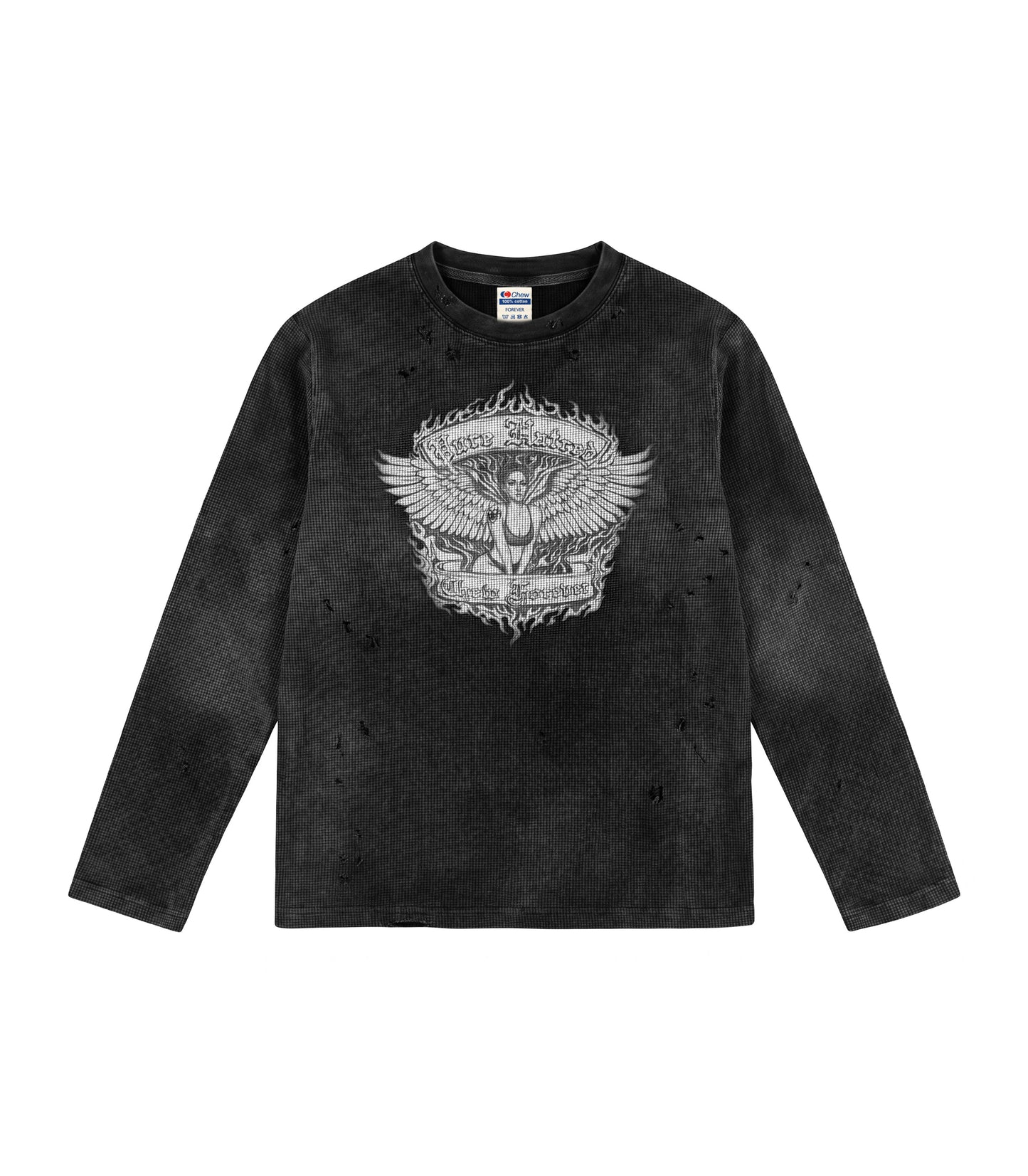 Earth Angel Waffle Longsleeve
