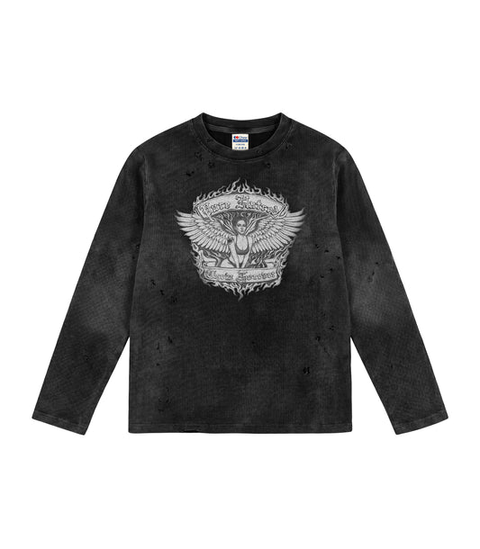 Earth Angel Waffle Longsleeve