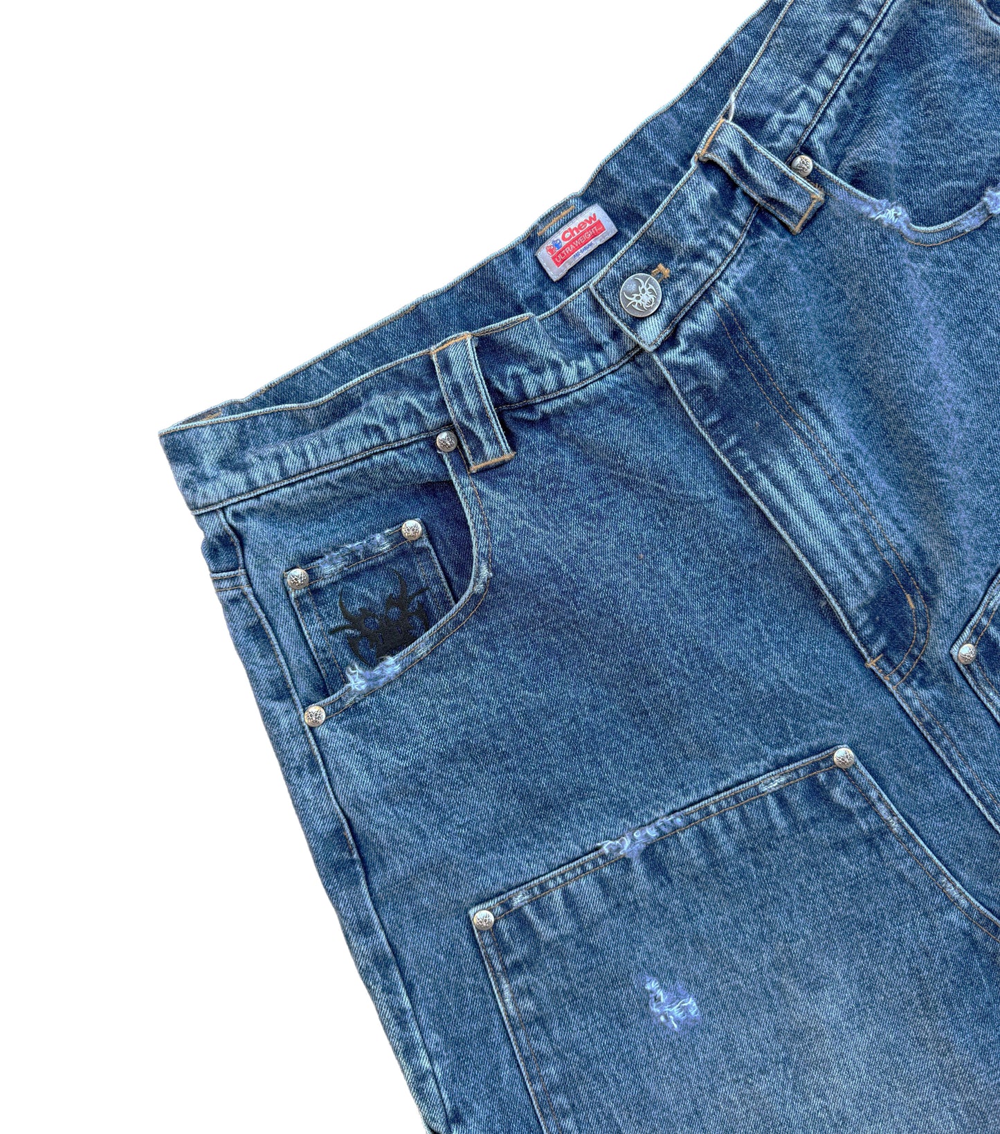 Carpenter Jorts Blue