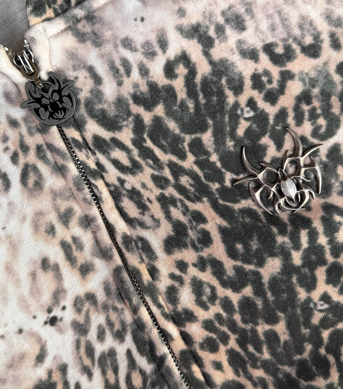Leopard Studded Hoodie