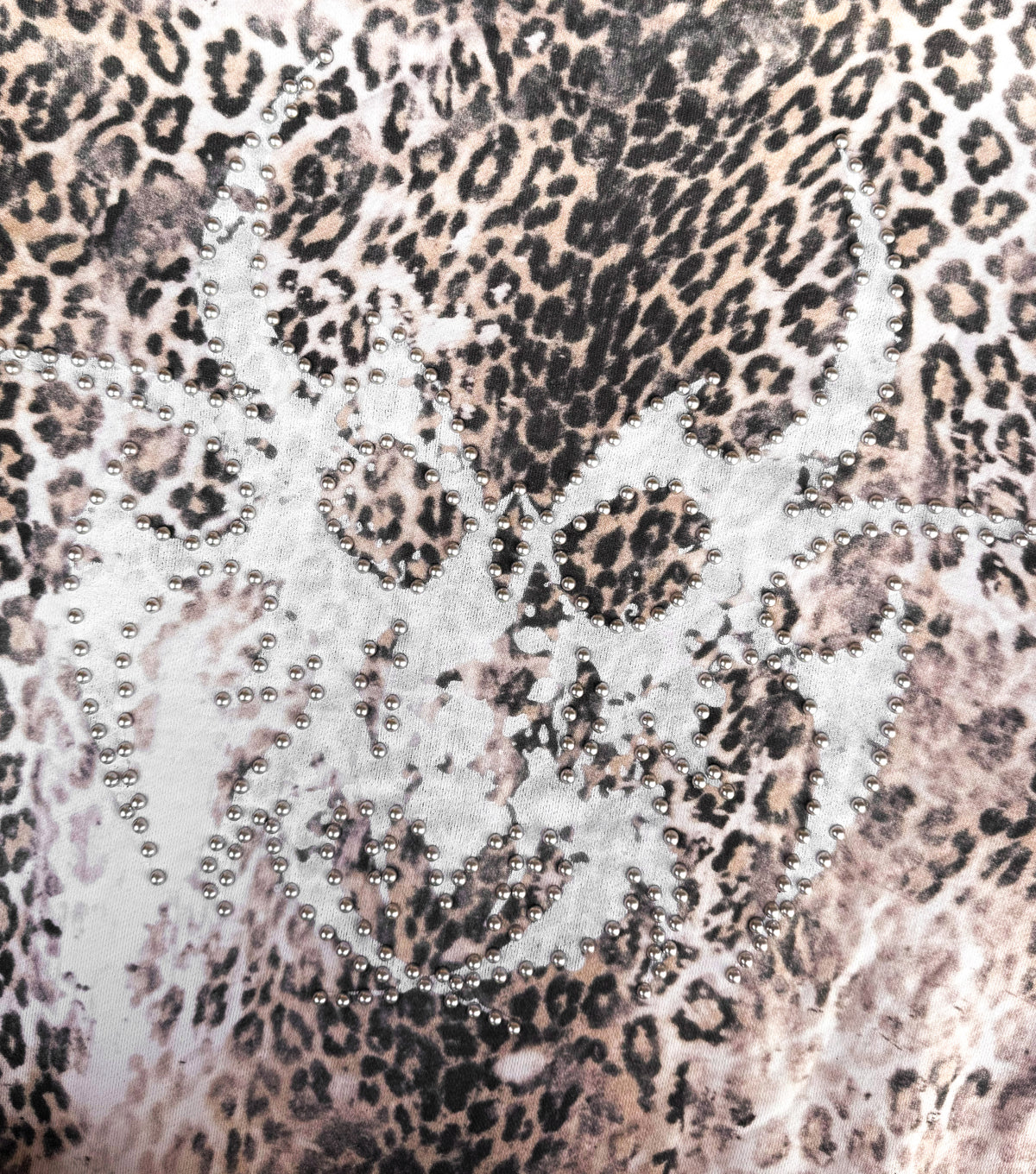 Leopard Studded Hoodie
