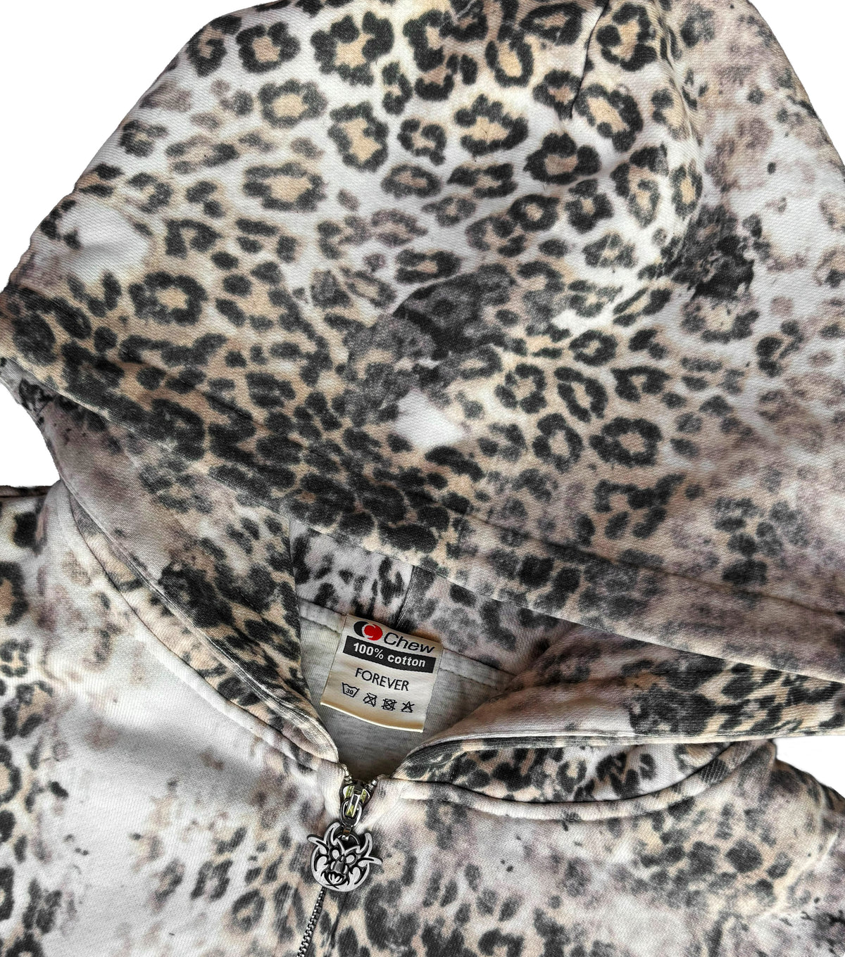 Leopard Studded Hoodie