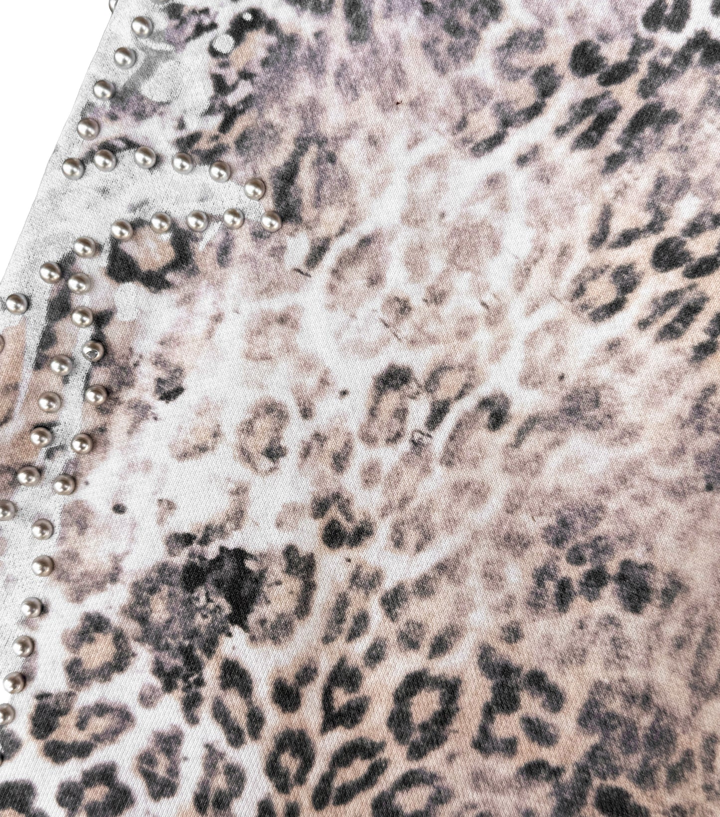 Leopard Studded Sweatshorts