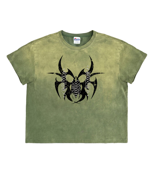 NeoStudded Tee Olive