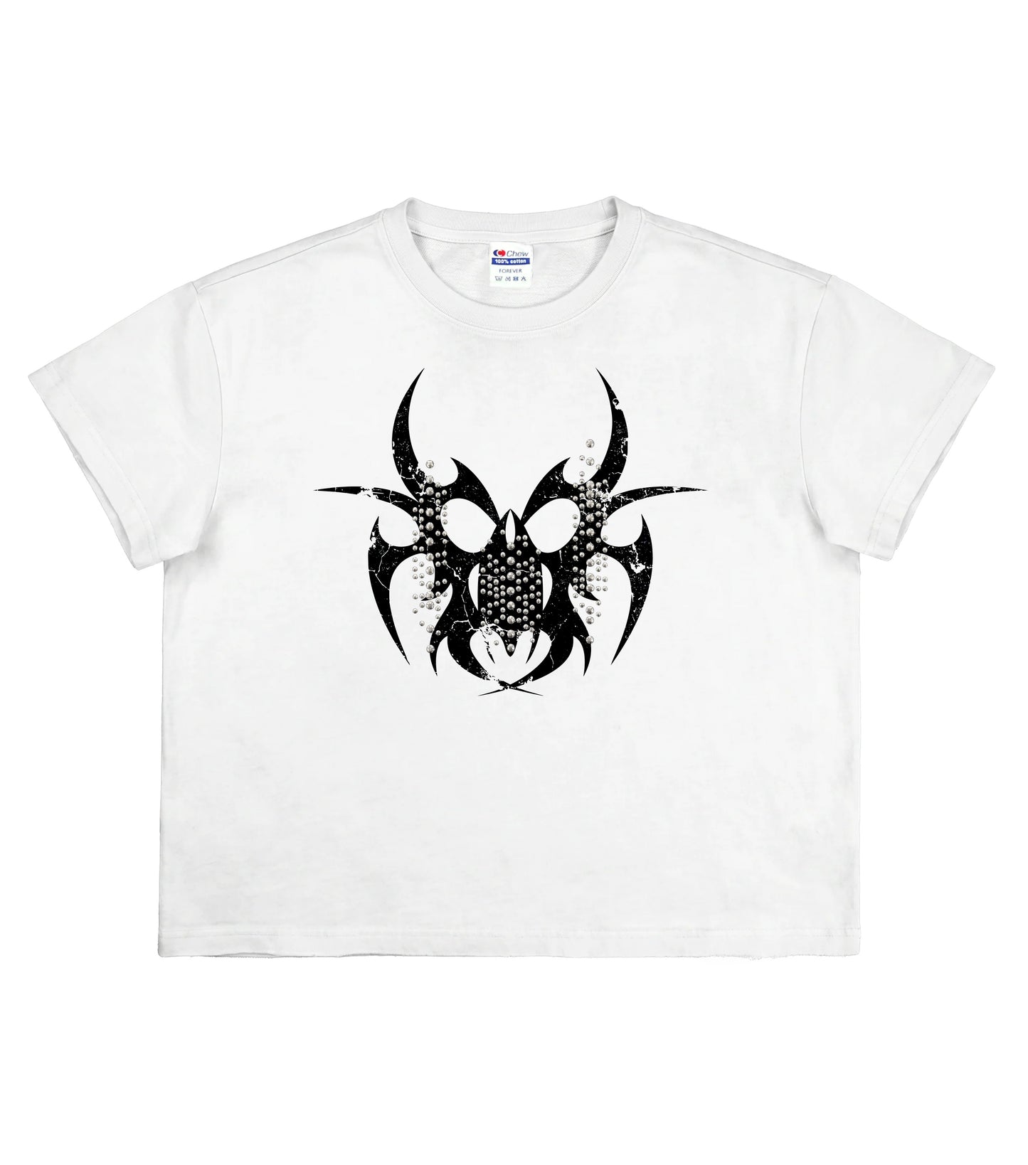 NeoStudded Tee White